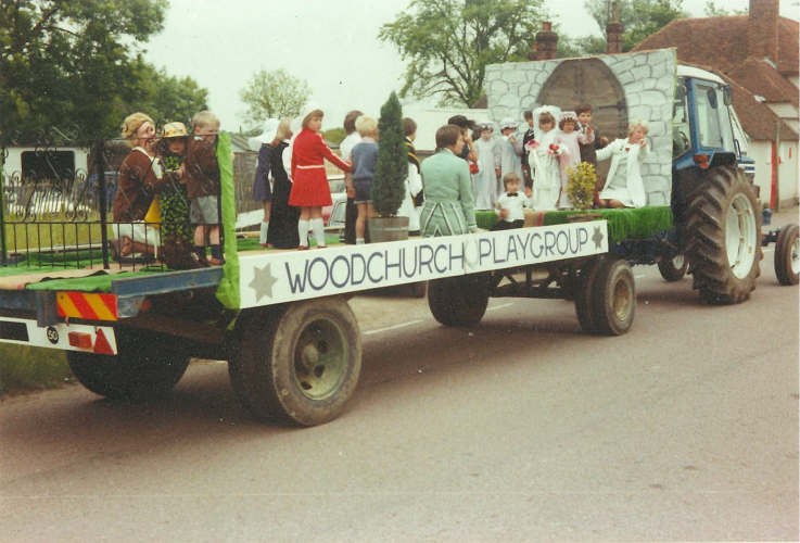 Woodchurch Playgroup float col 1978 500px